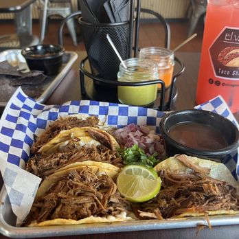 El Vagon Tacos signature dishes Birria RamenChicken Adobado TacosAlambre Tacos